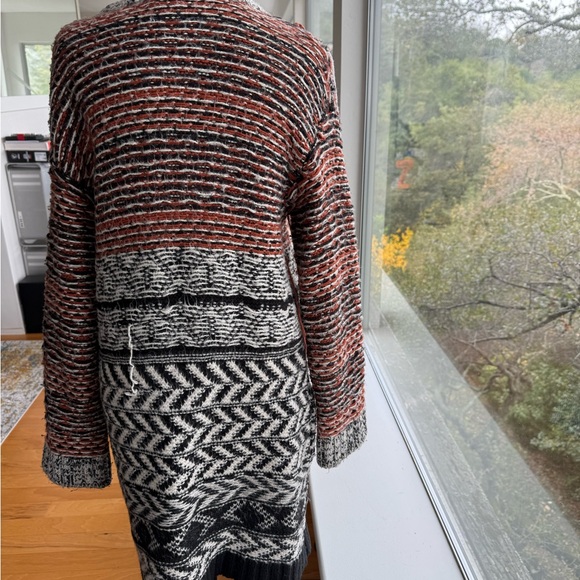 Caslon Patterned Cardigan, XS - Picture 3 of 7